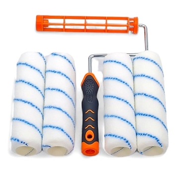 ZESTAW MOTIVE 4x WAŁEK NYLON 23cm/11mm UCHWYT do farb rozcieńczalnikowych