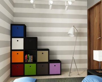 Современный книжный шкаф-лестница, полки из ДУБА САЧИНО СОНОМА