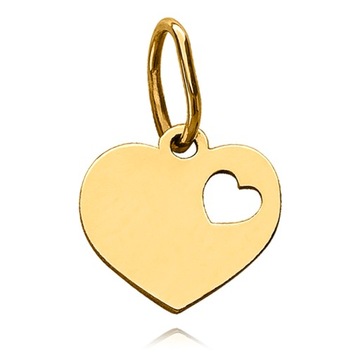 ZŁOTA ZAWIESZKA SERDUSZKO PRÓBA 333