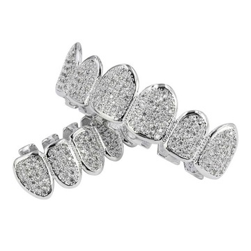 Usta grilla platerowane 18K