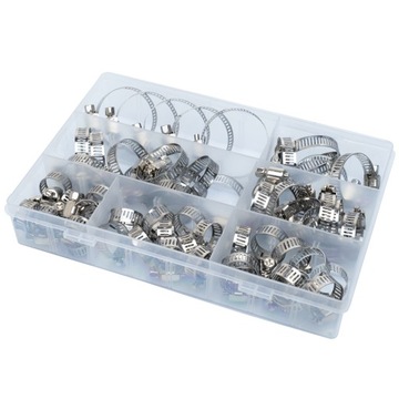 ЗАЖИМЫ МЕТАЛЛИЧЕСКИЕ ВИТЫЕ ВИНТЫ 60 ЭЛЕМЕНТОВ