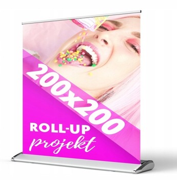 РОЛЛ-АП ЭКСКЛЮЗИВ 200х200см Премиум Стенка