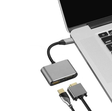 АДАПТЕР-концентратор USB-C 4k HDMI VGA-адаптер MacBook