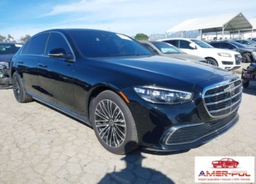 Mercedes Klasa S W223/V223 Sedan 3.0 450 MHEV 367KM 2024 Mercedes-Benz Klasa S 2024r., S 580e 4matic, 3L, od ubezpieczalni 3.0 367KM
