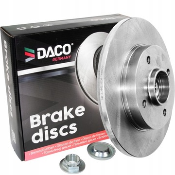 DACO tarcza + łożysko CITROEN C4 II DS4 PEUGEOT 308 I CC 249x9 tył