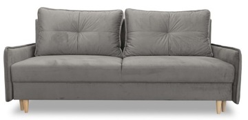 Kanapa sofa z funkcją spania rozkładana NAPOLI w stylu skandynawskim
