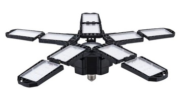 СВЕТОДИОДНЫЙ ПОТОЛОЧНЫЙ СВЕТИЛЬНИК ДЛЯ ГАРАЖА РАСШИРЯЕМЫЙ ГАЛОГЕННЫЙ E27 5 РЕГУЛИРУЕМЫХ РУКОЯТКОВ