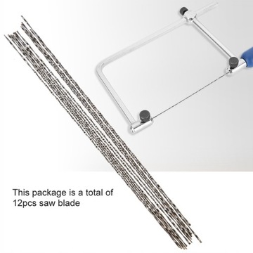 ПИЛА ДЛЯ ВОЛОС ТОЧНАЯ ПИЛА СО СПИРАЛЬНЫМИ ЗУБАМИ 12 ШТ.
