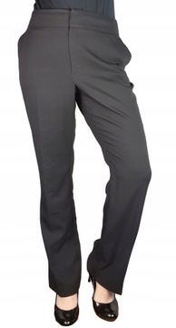 spodnie damskie eleganckie w kratę XXL A88 x1
