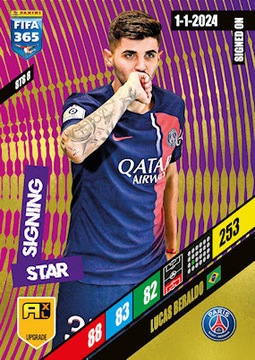 Обновленные футбольные карточки Winter Stars с подписями Blister Stars FIFA 365 2024