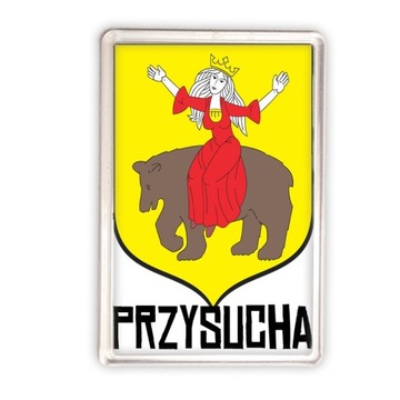 magnes akrylowy Przysucha herb