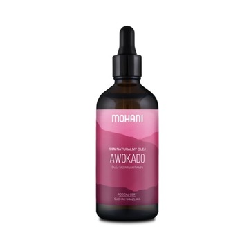 OLEJ AWOKADO DO TWARZY REGENERACJA SKÓRY MOHANI 100ml