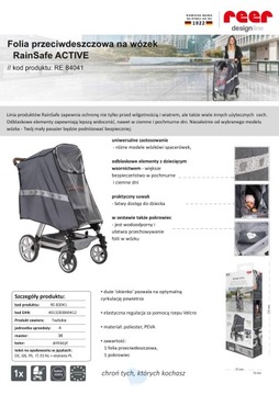 Дождевик на коляску на липучке.