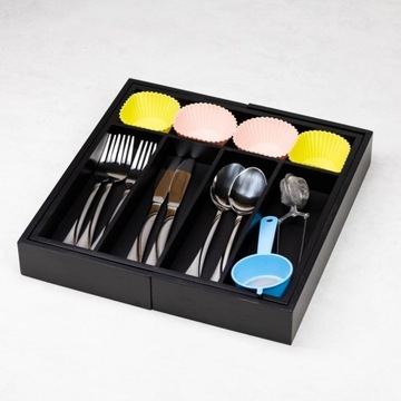 БАМБУКОВАЯ ВСТАВКА ДЛЯ ЯЩИКА KINGHOFF KH-1745 черная