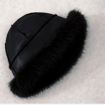 ШАПКА ЗИМНЯЯ ЖЕНСКАЯ, СТИЛЬНАЯ, МОДНАЯ, Элегантная, ТЕПЛАЯ, ИСКУССТВЕННЫЙ МЕХ Cd1
