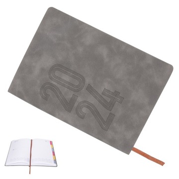 2024 Agenda Book Zeszyt pracy w miękkiej okładce Lista rzeczy do zrobienia