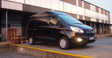 Ford Transit Custom I 2.2 TDCi 100KM 2014 Ford Transit Custom LongL2H2PDCx2Doswietlanie ZakretowPodgrzewane FoteleSz, zdjęcie 34