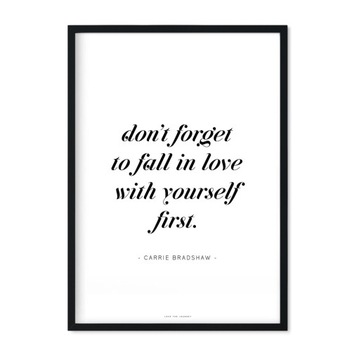 Plakat A4 Zakochaj się w sobie Self Help Self Love