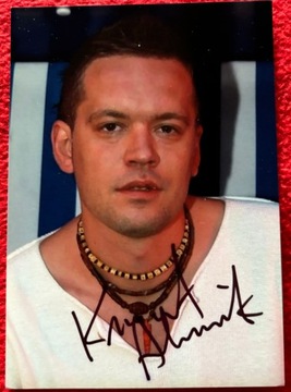 Krzysztof Antkowiak - ORYGINALNY autograf