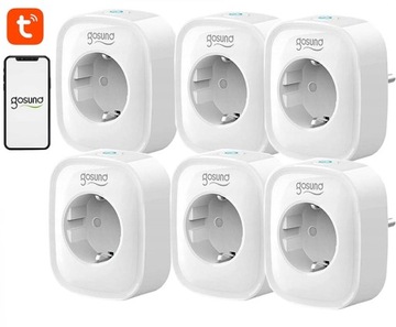 6xInteligentne gniazdko WiFi Gosund SP1 Tuya