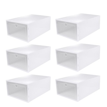 Plastikowe szuflady Organizer do szafki na buty 6 szt