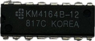 KM4164B-12; UKŁAD SCALONY PAMIĘĆ DYNAMICZNA; SAMSUNG
