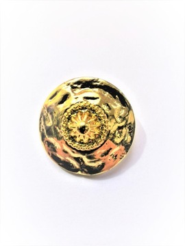 Guzik Stopka Guziki 28mm Herb Złoty Gold Żakiet