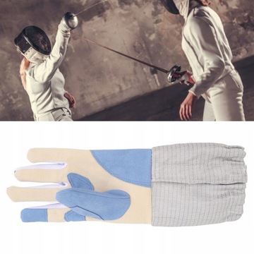 Фехтовальная перчатка на левую руку предотвращает скольжение.