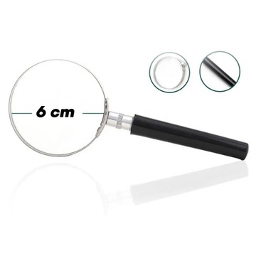 КЛАССИЧЕСКАЯ РУЧНАЯ ЛИНЗА С ЛУПОЙ