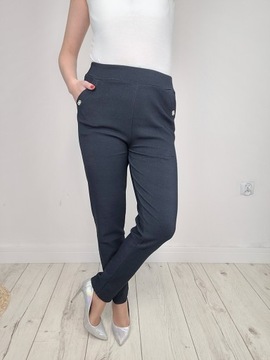 XXL-6XL Eleganckie spodnie damskie gładkie KOLORY