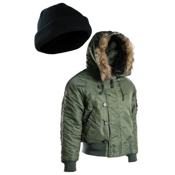 Wojskowa KURTKA ZIMOWA N2B Basic (mt) OLIV - L