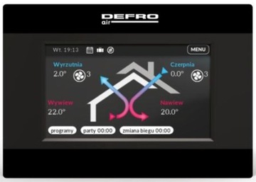 РЕКУПЕРАТОР ТЕПЛА DEFRO DRX OPTI 450 F