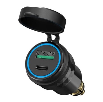 Podwójna ładowarka USB Dotyczy BMW Ducati QC3.0 PD