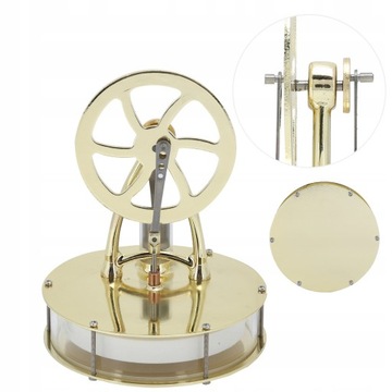 Модель двигателя Стирлинга, паровой двигатель GOLD