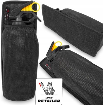 UCHWYT NA GAŚNICĘ SAMOCHODOWĄ DO BAGAŻNIKA MOCOWANIE NA RZEP BLACK