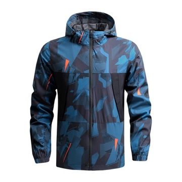 Windbreaker sportowa kurtka z kapturem