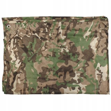 Брезентовый коврик для кемпинга 3x3 м MFH 32423X CAMO