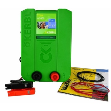 Elektryzator KERBL TITAN A5000 5J bat-aku Pastuch