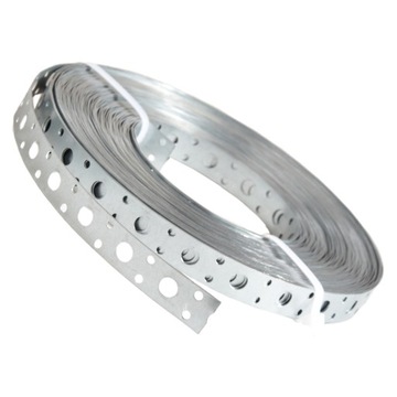 TAŚMA MONTAŻOWA perforowana 0,6x17mm 25m termoflex