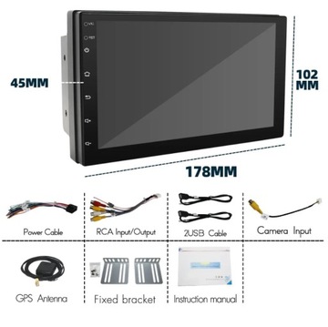АВТОМОБИЛЬНЫЙ РАДИО 2 DIN ANDROID 11 GPS-КАМЕРА 2/16