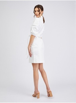 Biała sukienka damska ORSAY