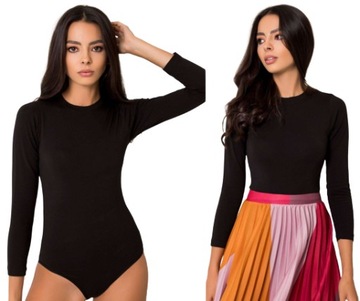 Bluzka dopasowana body klasyczne, XL