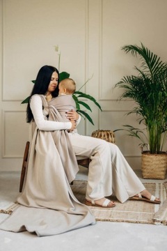 Плетеный шарф LennyLamb - Little Herringbone Almond 3,6м.