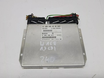 Sterownik Modul ESP Mercedes klasa A W 168 0295454232Q02 0265109477