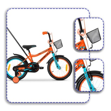 ДЕТСКИЙ ВЕЛОСИПЕД 16 ДЮЙМОВ TABOU ROCKET ALUMINIUM ОЧЕНЬ ЛЕГКИЙ BMX