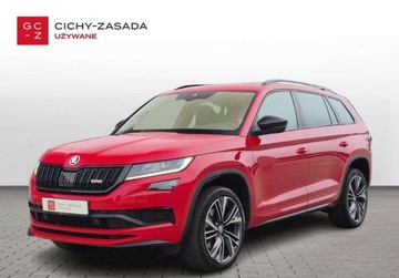 Skoda Kodiaq I RS 2.0 TDI 240KM 2020 Skoda Kodiaq 2.0Bi-TDI 240KM DSG 4x4 RS HAK Canton Panorama LED El.Klapa 2