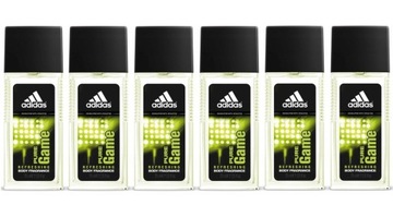 ADIDAS DEZODORANT 75ML PURE GAME PAKIET 6szt!!