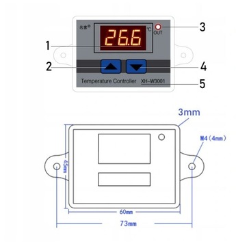 ТЕРМОСТАТ ЭЛЕКТРОННЫЙ РЕГУЛЯТОР ТЕМПЕРАТУРЫ 230В