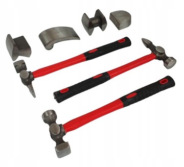 НАБОР ИНСТРУМЕНТОВ ДЛЯ КУЗОВНЫХ РАБОТ МОЛОТОК ДЛЯ КУЗОВНЫХ РАБОТ МОЛОТОК ДЛЯ КУЗОВНЫХ РАБОТ ПО ЛИСТОВОМУ МЕТАЛЛУ