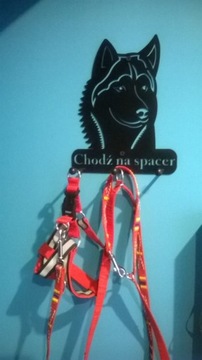 Вешалка для поводка для ключей Собака Мопс Ученик